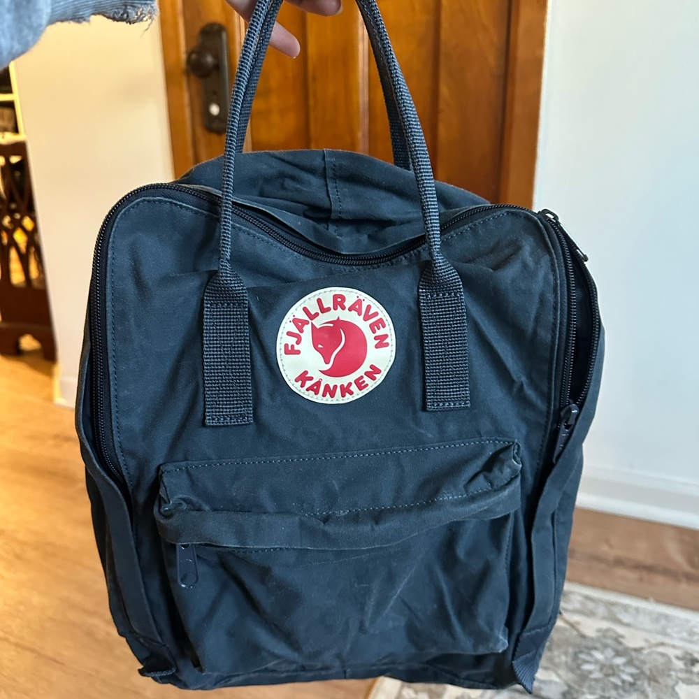 Fjallraven Kanken in navy (retail for $95)